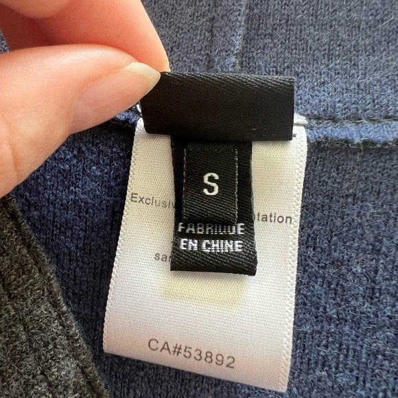 Icelandic Design Gray Blue Wool Open Sweater S Blazer Jacket - Picture 6 of 7